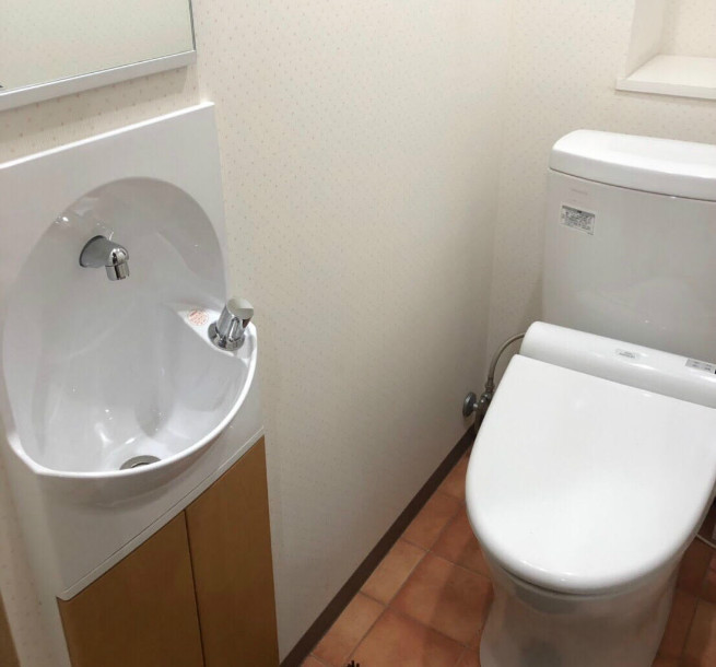 REST ROOM。常に清潔を心掛けております。いつでもご利用ください。