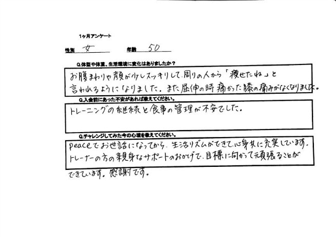 周りの声はとても力になりますね。これからも高い目標へ向けて最短で向かっていきます。